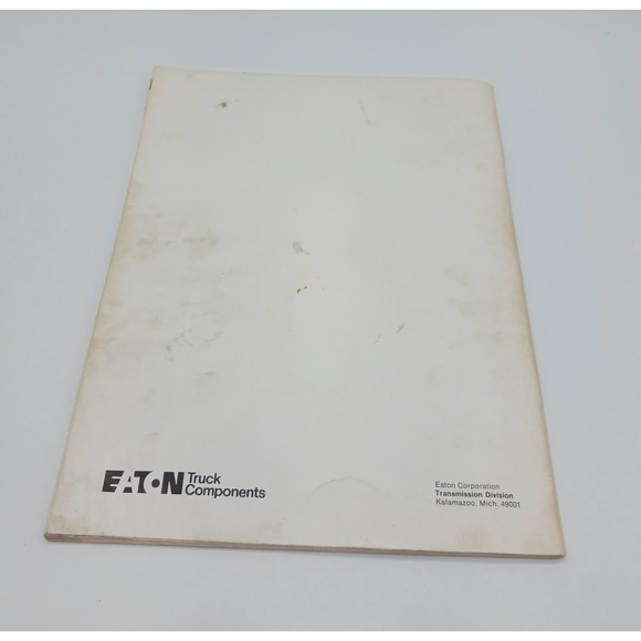 Eaton Truck Components Fuller Models RT 610 Series Service Manual Transmissions - Picture 7 of 7